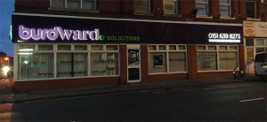 New sign at Burd Ward